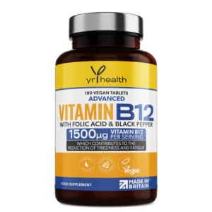 YRHealth Vitamin B12 with Folic Acid & Black Pepper