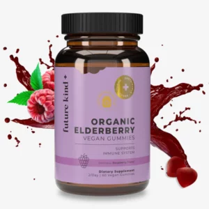 Future Kind Organic Vegan Elderberry Vitamin C & Zinc Immunity Gummies
