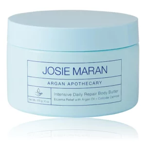 Josie Maran Intensive Daily Repair Body Butter for Eczema, Extra Dry & Sensitive Skin – Best for Dry Skin