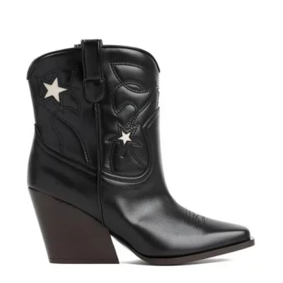 Stella McCartney – Cloudy Alter Mat Star Embroidery Cowboy Boots